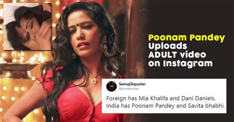 poonam pandey s s x video shared from her instagram and deleted later this is how twitter reacted