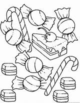 Candy Chocolate Coloring Pages 123coloringpages Things sketch template