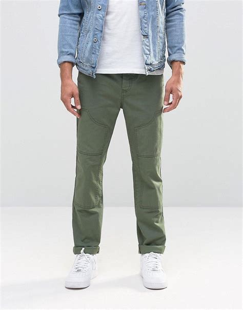 image   asos skinny cargo pants  green menswear latest fashion clothes skinny cargo pants