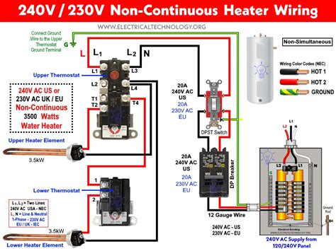 wire  water heater wiring diagram collection faceitsaloncom