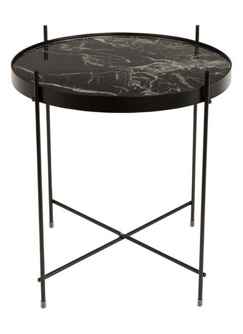 zuiver cupid marble bijzettafel  zwart de bijenkorfbe marble side tables side table