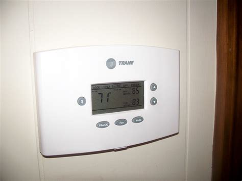 trane thermostat  heat pump flickr photo sharing