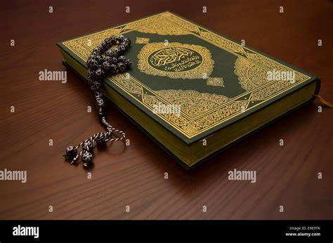quran  holy book  islam stock photo alamy