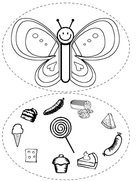 hungry caterpillar coloring pages printables