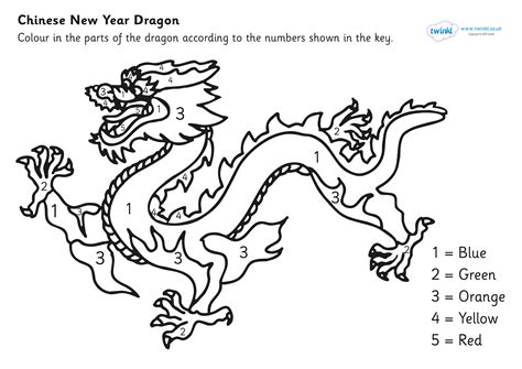chinese dragon coloring page bubakidscom