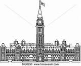 Parliament Simple Clipart Drawings Vector Illustration Clip Graphic Fotosearch sketch template