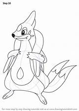 Pokemon Floatzel Step Draw Drawing Tutorials sketch template