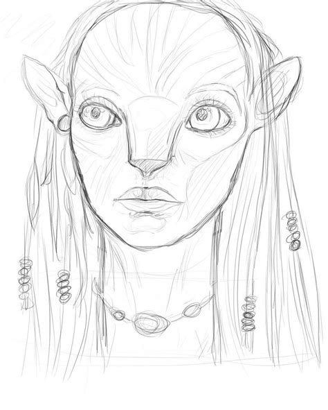 avatar neytiri sketch  musicnts book art drawings drawings