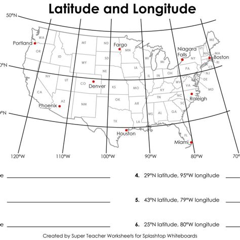 map  latitude  longitude printable printable maps printable