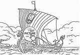 Coloring Viking Ship Pages Colouring Kids Longship Transportation Printables Designlooter Template Library Choose Board 2080 13kb sketch template