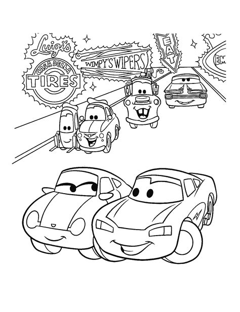 cars  lightning mcqueen coloring page clip art library