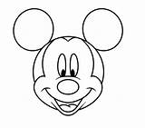 Mickey Mouse Outline Coloring Pages Screensavers Beach Drawings sketch template