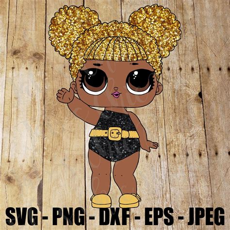 queen bee lol doll svg   svg cut files