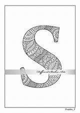 Zentangle Henna sketch template