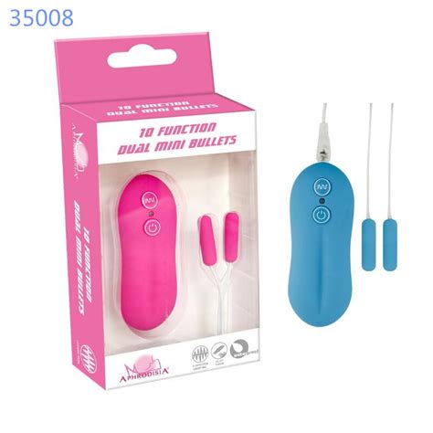 10 Speed Dual Bullet Vibe Vibrator Wired Remote Control Vibrating Jump