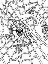 Coloring Pages Spiderman Super Hero Kids Printable Spider Man Print Sheets Color Boys Colouring sketch template