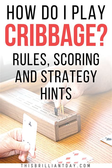 play cribbage rules scoring  strategy hints fun card
