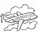 Coloring Pages Airplane Transportation Sophisticated Airplanes Print sketch template