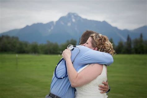 bride breaks down at her wedding as she s surprised by man who received her tragic teen son s