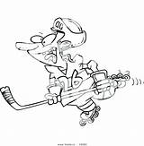 Hockey Coloring Pages Nhl Goalie Getcolorings Getdrawings sketch template