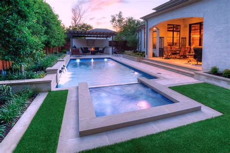 rectangular pool designs  shapes