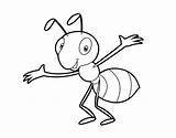 Hormiga Fourmi Formiga Coloring Coloriages Semut Formiguinha Fourmis Formigas Animais Albumdecoloriages Mewarnai Ants Kartun Rigolote Serangga sketch template