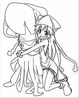 Squid Coloring sketch template