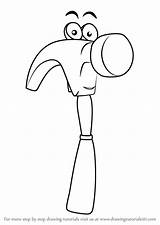Handy Manny Pat Draw Drawing Step Tutorials Hammer Cartoon sketch template