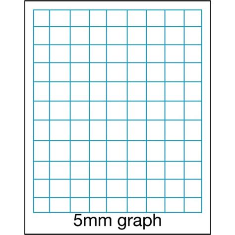 note stationery graph paper  mm portrait  sheet ream mathsgrid