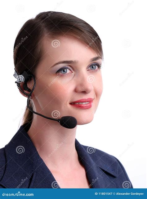 customer service agent stock image image  headset