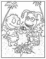 Rugrats Coloringbookfun sketch template