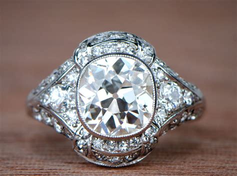 estate diamond jewelry     antique  vintage engagement