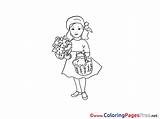 Colouring Hood Riding Printable Little Red Coloring Sheet Title sketch template