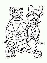 Coloring Easter Bunny Pages Spongebob Wuppsy Kids Happy Popular Printables sketch template