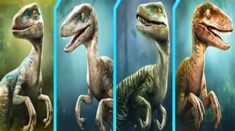 Jurassic World Alive All Raptor Squad Echo Delta