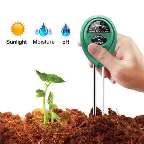 soil ph tester sunlight soil moisture meter detector plant