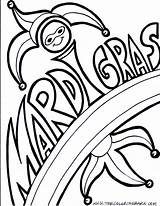 Mardi Gras Coloring Pages sketch template
