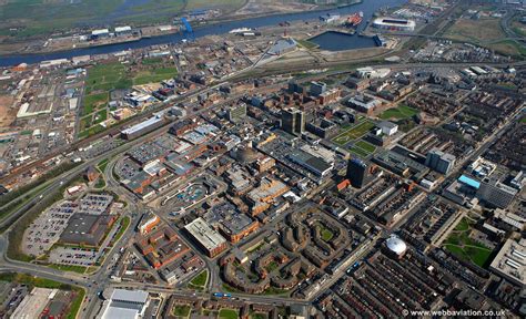 middlesbrough aerial photograph aerial photographs  great britain