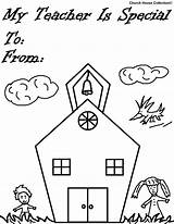 Teacher Coloring Pages Appreciation Special Ever School Drawing Kids Color Print Printable Church Getcolorings Collection Getdrawings Educational Say House sketch template