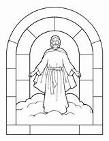 Coloring Kids Catholic Pages Transfiguration Jesus Lord Sheets Printable Popular Colouring Colour Coloringhome Christ sketch template