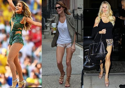 a week s worth of gorgeous legs jessica ashley and jlo have got some