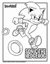 Sonic Hedgehog Drawing Draw Coloring Colouring Too Tutorial sketch template