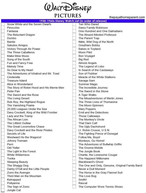 disney movies list       disneymovies disney movies checklist