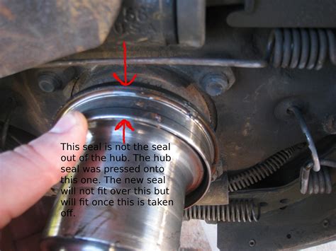 ford  front axle seal replacement