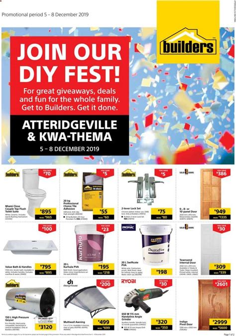builders warehouse catalogue latest builders warehouse specials