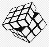 Cube Rubiks Cubes Rubik 3d Pinclipart Printable Ambiance Imaginative sketch template