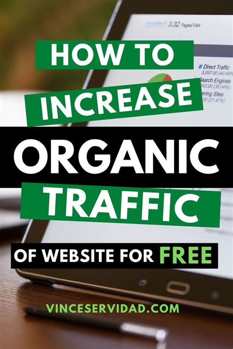 increase organic traffic  website   fast