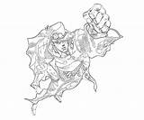 Jotaro Kujo Coloring Pages Character Another sketch template