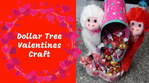 dollar tree valentines day craft diy youtube