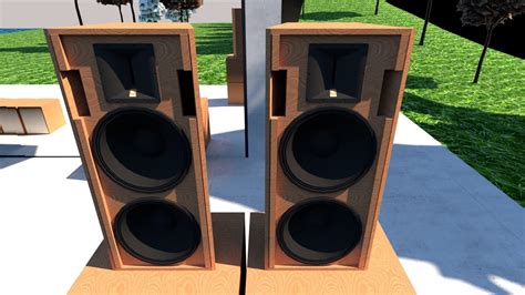 dual  empty bass speaker cabinet cabinets matttroy